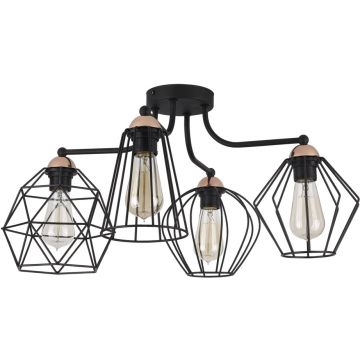 TK Lighting GALAXY 1645 Stropní lampa 4x60W/E27