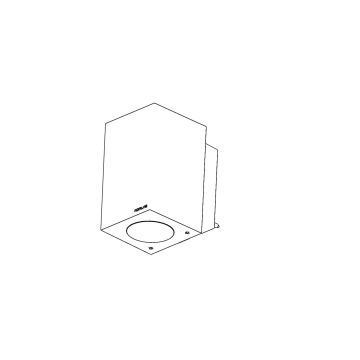 Norlys SANDVIK 1741BC Nástěnná lampa 1x3.9W/GU10 2700K 265LM IP65