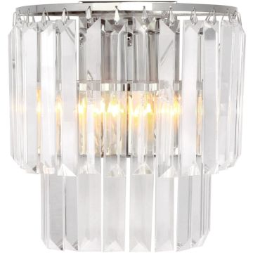 Zuma Line AMEDEO 17106/2W-CHR Nástěnná lampa 2x40W/E14