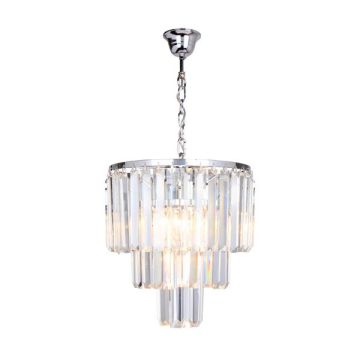 Zuma Line AMEDEO 17106/3+1-CHR Závěsná lampa 4x40W/E14