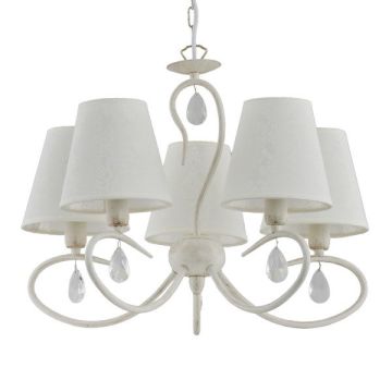 Alfa BALI WHITE 18525 Lustr 5x40W/E14