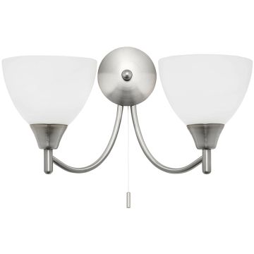 Endon ALTON 1805-2SC Nástěnná lampa 2x60W/E14 IP20