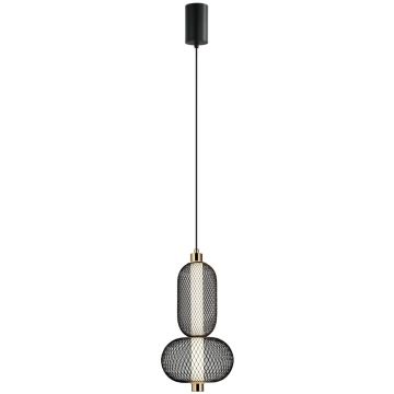 Italux Marco PND-84283-2-BK Závěsná lampa 1x10W/LED 3000K 590lm IP20
