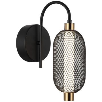 Italux Marco WL-84283-1-BK Nástěnná lampa 1x6W/LED 3000K 310lm IP20