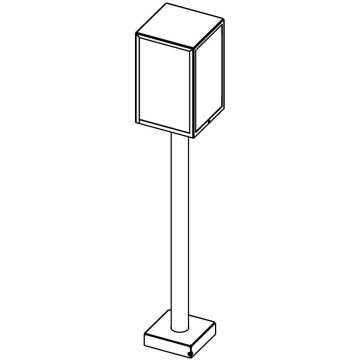 Norlys LOFOTEN 1946BC Stojací lampa 1x11W/E27 IP44