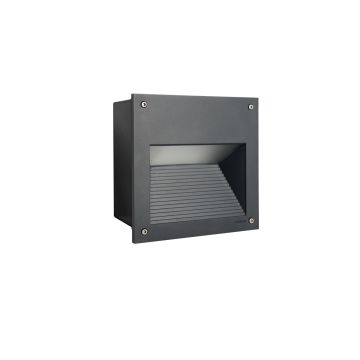 Norlys NAMSOS 5011GR Vestavěná schodišťová lampa 1x6.9W/LED 4000K 960LM IP65