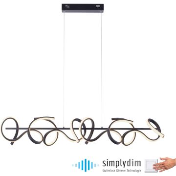 Paul Neuhaus CURLS 19033-18 Závěsná lampa 4x45W/LED 3000k 1330lm ip20