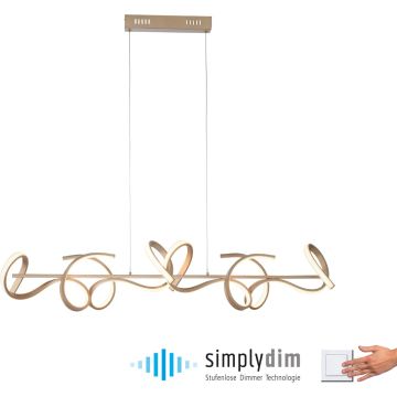 Paul Neuhaus CURLS 19033-60 Závěsná lampa 4x45W/LED 3000k 5320lm ip20