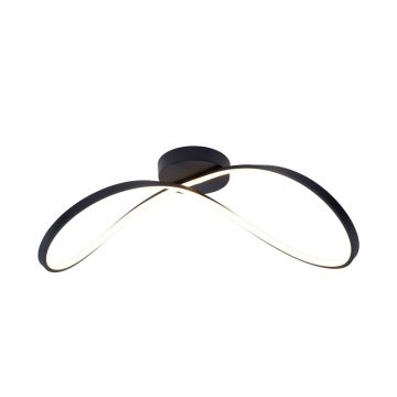 Zuma Line ERDA 19600C-BK Stropní lampa 1x45W/LED 3000K|4000K|6000K 2000lm IP20