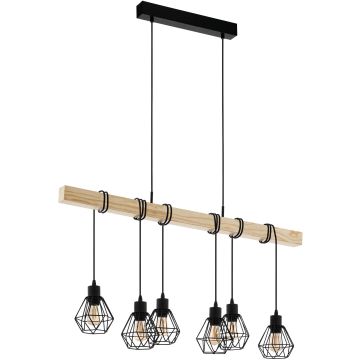 Eglo TOWNSHEND 5 43133 Závěsná lampa 6x60W/E27
