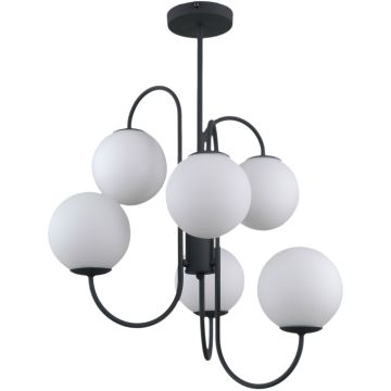 Italux GELA PND-5500-6-BK Lustr 6x5W/G9 IP20