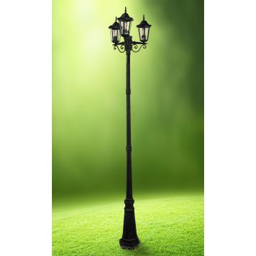 Polux LIGURIA-LT 313423 Pouliční lampa 3x20W/E27 IP43
