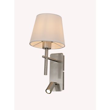 Zuma Line LUNA W4106-2SN+WH Nástěnná lampa ip20