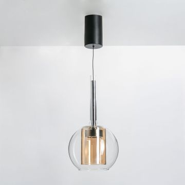 Zuma Line TAGNA 251001-AM Závěsná lampa 1x6W/Led 3000K 270lm IP20