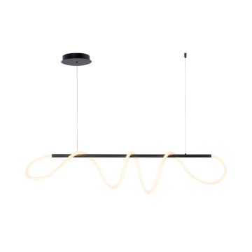 Zuma Line BALBO 20006PM-BK Závěsná lampa 1x45W/LED 3000K|4000K|6000K 3200lm IP20