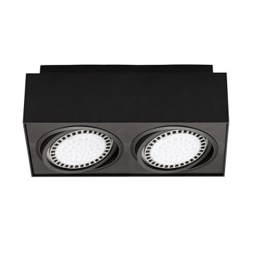 Zuma Line BOXY 20075-BK Nástěnné osvětlení 2x15W/GU10