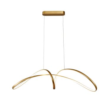 Zuma Line FERMI 20026P-GD Závěsná lampa 1x50W/LED 3000K|4000K|6000K 2800lm IP20