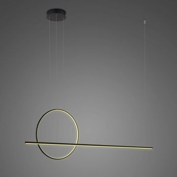 Altavola Design Linea No.2 LA087/PX120_40_3k_39W_black Závěsná lampa 2x39W/LED 3000K 2350lm IP44