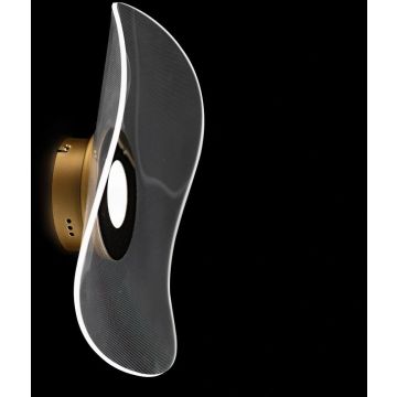 Altavola Design VELO LA101/WE1_gold Nástěnná lampa 1x30W/LED 3000K 1800lm IP20