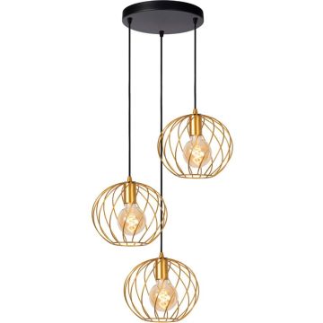 Lucide DANZA 21428/13/02 Závěsná lampa 3x40w/e27 ip20