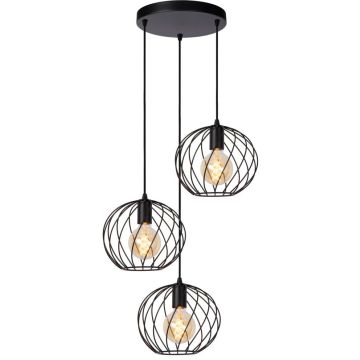 Lucide DANZA 21428/13/30 Závěsná lampa 3x40w/e27 ip20