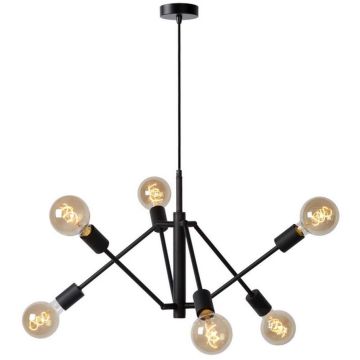 Lucide LESTER 21424/06/30 Závěsná lampa 6x40w/e27 ip20