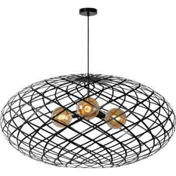 Lucide WOLFRAM 21417/99/30 Závěsná lampa 3x60w/e27 ip20