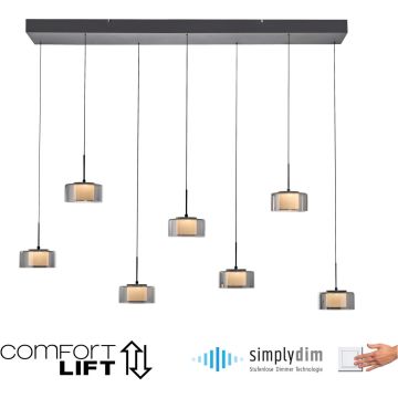 Paul Neuhaus RIKA 2115-18 Závěsná lampa 7x61W/LED 3000k 7350lm ip20