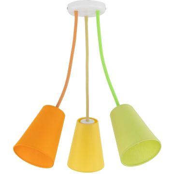 TK Lighting WIRE COLOUR 2106 Stropní lampa 3x60W/E27