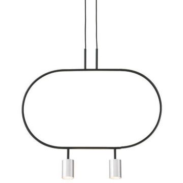 Altavola Design Luna LPL337-SL Závěsná lampa 2x3W/LED 3000K 480lm IP20