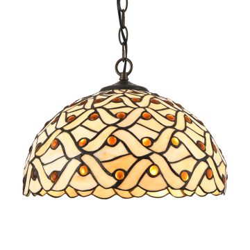 Prezent TIFFANY XVIII. 223 Závěsná lampa 2x60W/E27 IP20