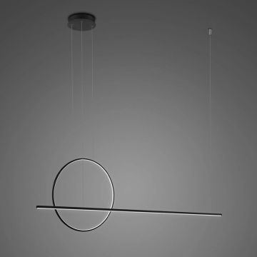 Altavola Design Linea No.2 LA087/PX120_40_4k_39W_black Závěsná lampa 2x39W/LED 4000K 1800lm IP44