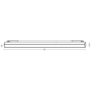 Zambelis MAGNETIC LED LIGHT 2089-27B Kolejový reflektor 20W/led 2700K 1650lm IP20