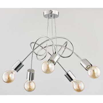Alfa TANGO CHROME 24465 Stropní lampa 5x60W/E27