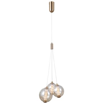 Italux Butero PND-34359-3-HBR-AMB Závěsná lampa 3x12W/LED 3000K 1095lm IP20