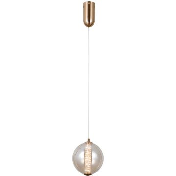 Italux Butero PND-34359-S-HBR-AMB Závěsná lampa 1x6W/LED 3000K 550lm IP20