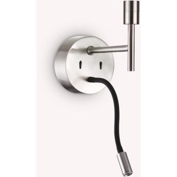 Ideal Lux SET UP 259833 Rameno na stěnovou lampu 1x42W/E27+1x3W/LED ip20
