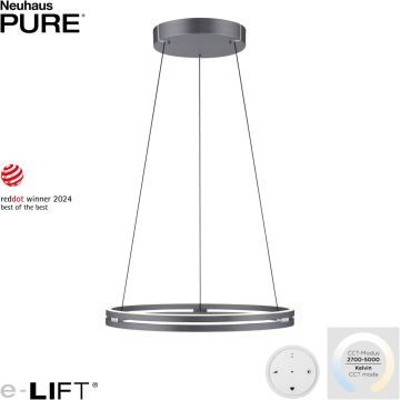 Paul Neuhaus PURE E-LOOP 2551-15 Závěsná lampa 2x53W/LED 2700-5000k 4480lm ip20