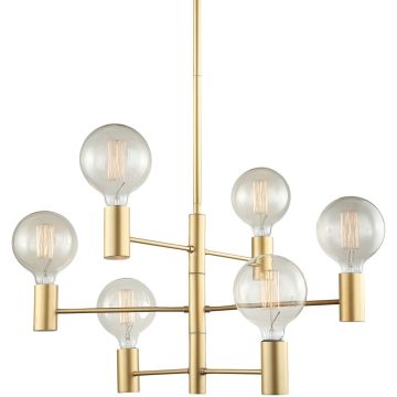 Italux Veva MDM3339/6 GD Stropní lampa 6x40W/E27 IP20