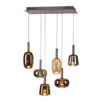 Paul Neuhaus IRIDES 2681-70 Závěsná lampa 6x9W/LED 3000K 650lm IP20