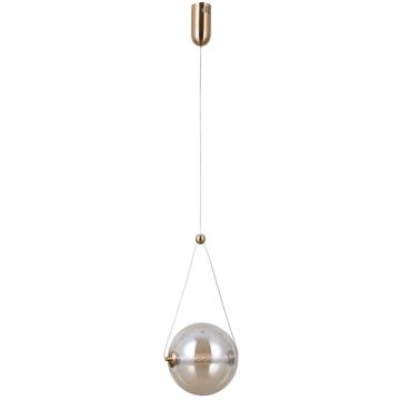 Italux Rastia PND-34361-M-HBR-AMB Závěsná lampa 1x9W/LED 3000K 825lm IP20