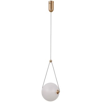 Italux Rastia PND-34361-M-HBR-OPAL Závěsná lampa 1x9W/LED 3000K 975lm IP20