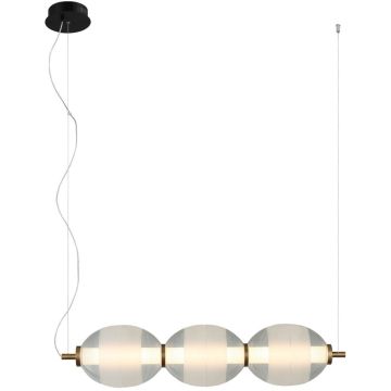 Italux Rinot PND-45372-3-WH-CL Závěsná lampa 1x22W/LED 3000K 1200lm IP20