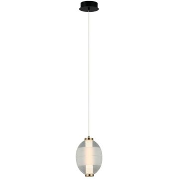 Italux Rinot PND-45372-1-WH-CL Závěsná lampa 1x8W/LED 3000K 500lm IP20