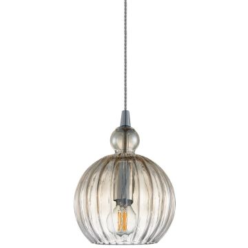 Italux Biron PND-8744-1S-CGSH Závěsná lampa 1x60W/E27 IP20