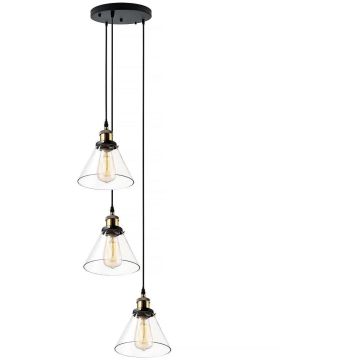 Altavola Design NEW YORK LOFT LA034/CO3 Závěsná lampa 3x40W/E27 IP20