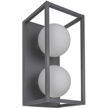 Italux Daisy MB-BR4367-W2 GR Nástěnná lampa 2x4W/G9 IP20