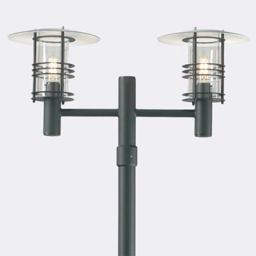 Norlys STOCKHOLM 283B Pouliční lampa 2x9W/E27 IP54