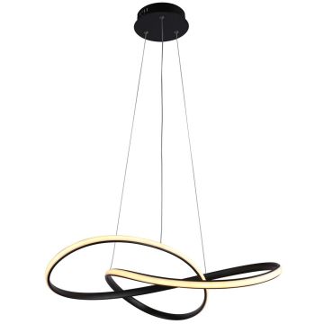 Italux Consa PND-19221C-BK Závěsná lampa 1x40W/LED 3000K/4000K/6000K 3400lm IP20