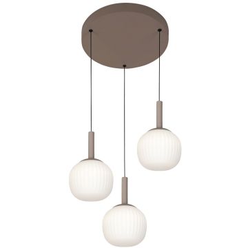 Italux Montes PND-02217-3-BRO Závěsná lampa 1x18W/LED 3000K/4000K/6000K 2200lm IP20